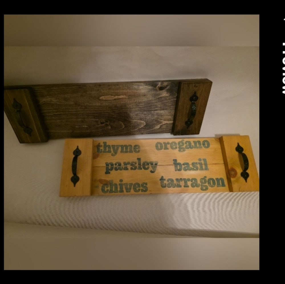 Rustic Wooden Set Of 2 Wall Decor Or Charcuterie Boards